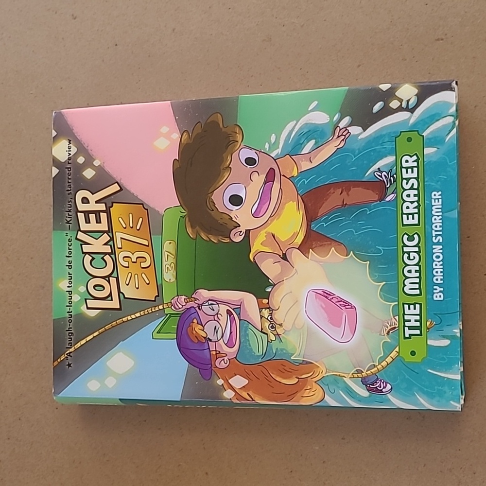 The Magic Eraser Locker 37 hardcover kids book